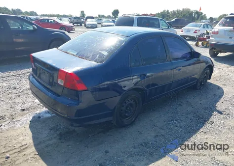 2004 Honda Civic Lx из США, поврежденный, VIN 2HGES16564H617818